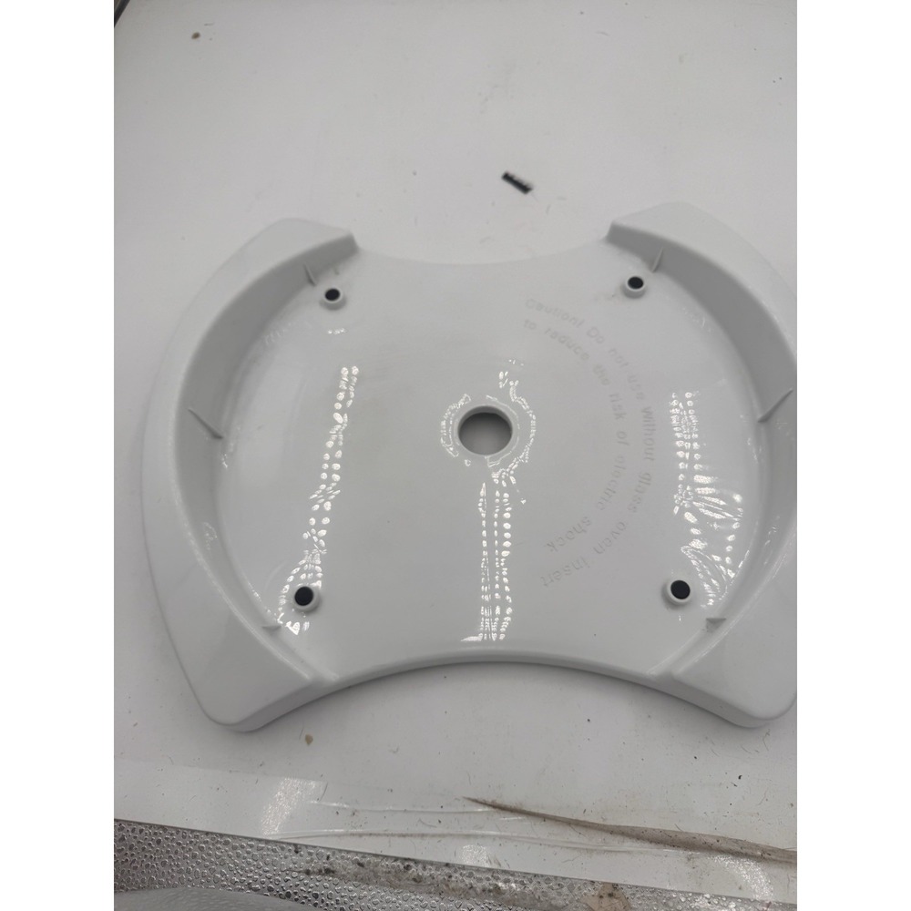 Thane Flavor Wave Deluxe‎ Oven MHO-1200 Replacement Parts White Plastic Base NEW